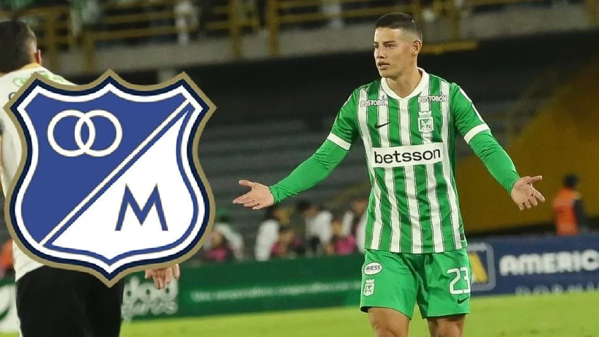 Juan Guillermo Cuadrado no, pero James Rodríguez sí: el ‘10’, confirmado para el clásico entre Nacional y Millonarios