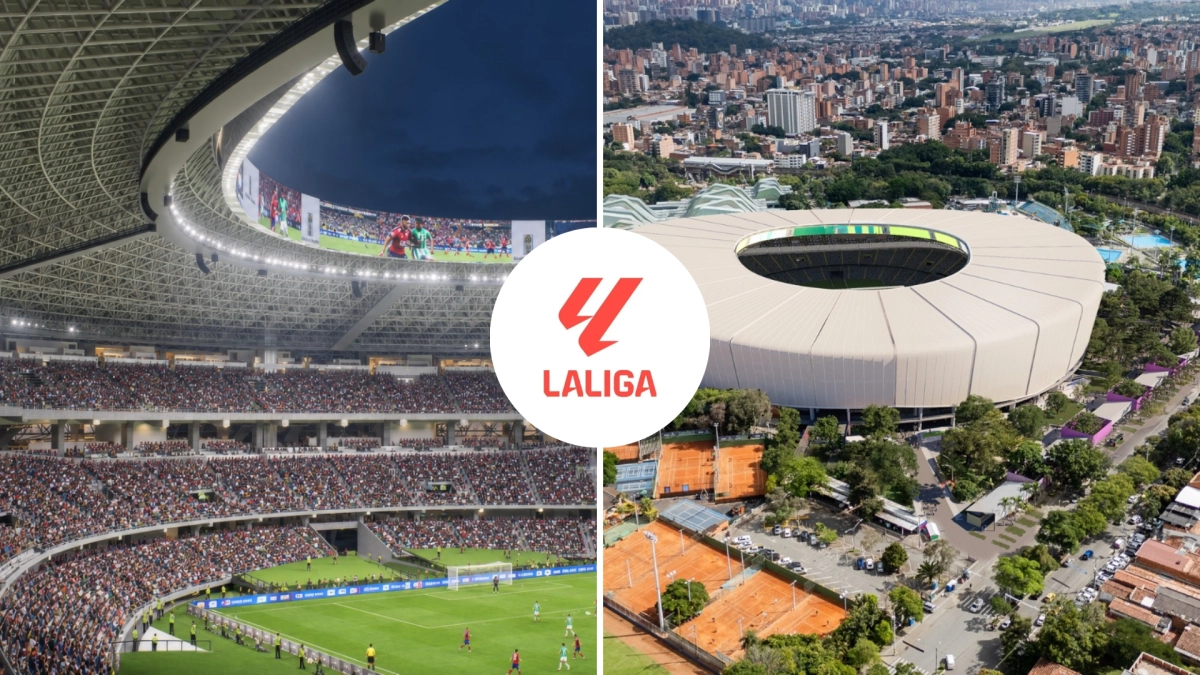 La Liga española de fútbol acompañará el montaje de la remodelación tecnológica del Atanasio Girardot; el estadio será entregado en 2028