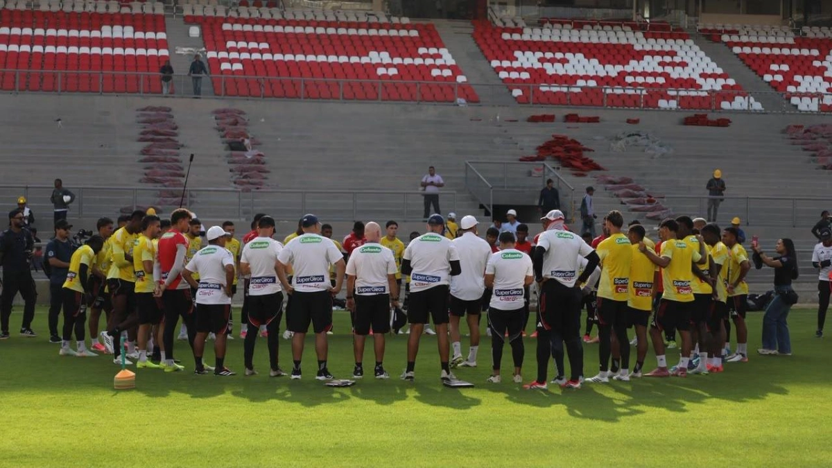 Barranquilla: Junior probó la nueva grama híbrida del Metropolitano; esto fue lo que dijeron Viera y Teófilo sobre el estadio que ya va en 89 %
