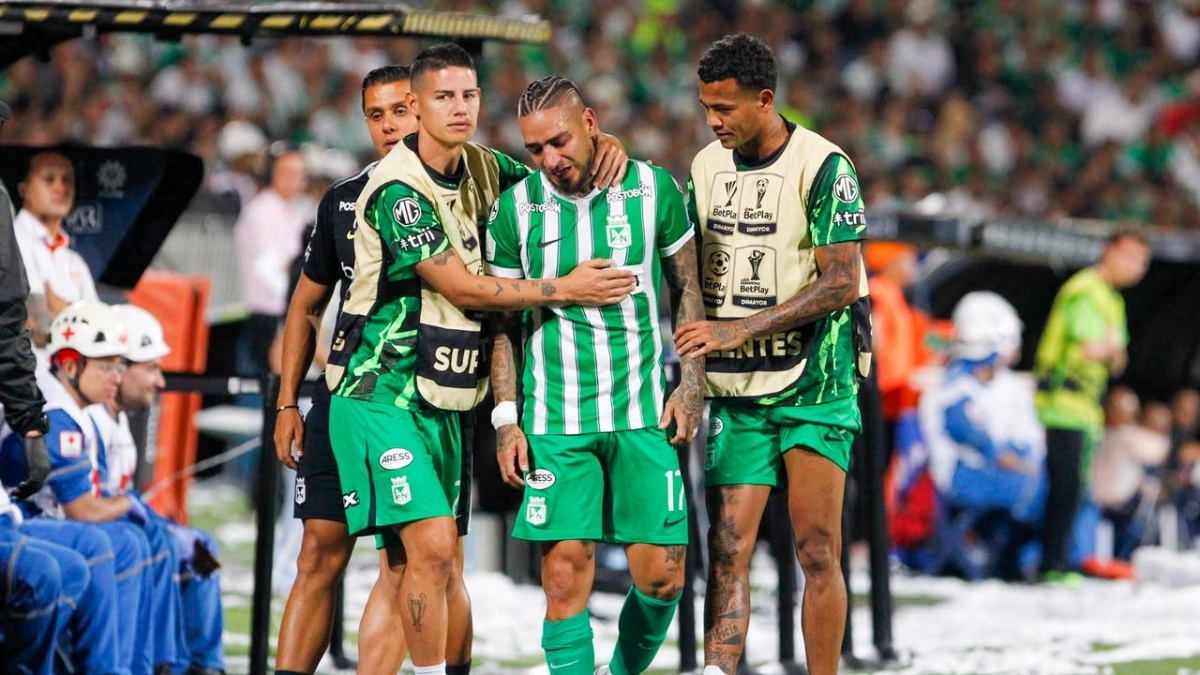 Grave lesión de Cristian Arango deja a Atlético Nacional sin delanteros para la recta final del torneo