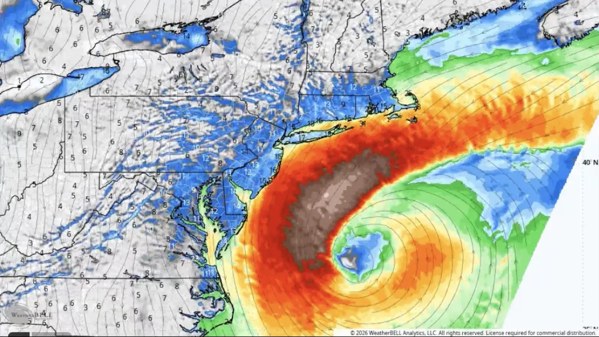 Alerta en Nueva York y el noreste de Estados Unidos por la llegada de fuerte tormenta este fin de semana: esta es la trayectoria y zonas afectadas