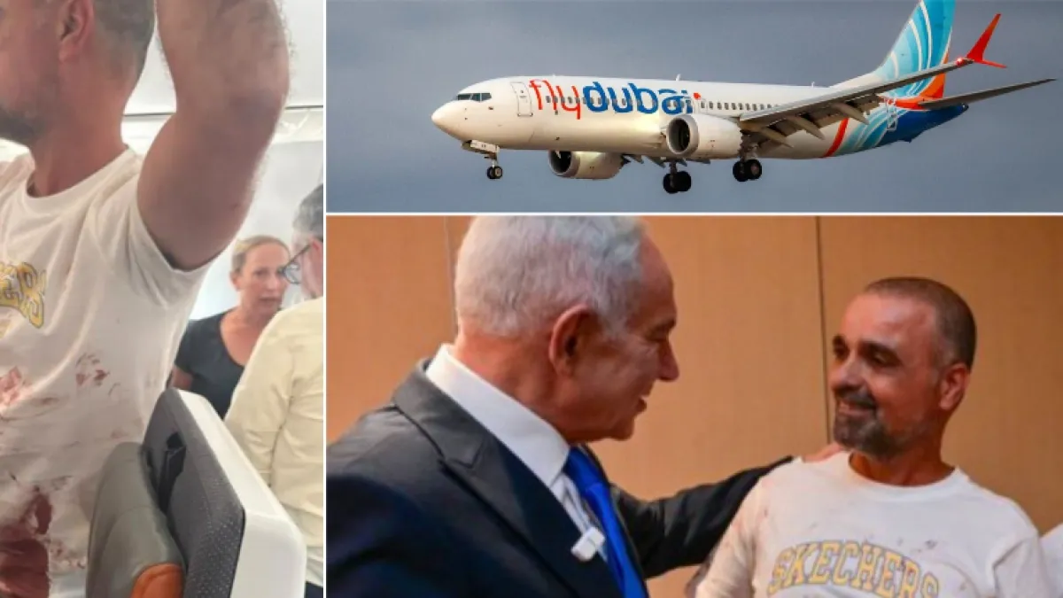 Habló pasajero que ayudó a frenar a hombre acusado de atacar a piloto e intentar secuestrar vuelo de FlyDubai rumbo a Israel: ‘Le hice una llave’