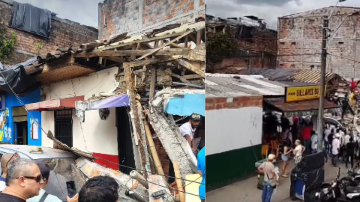 Video | Colapsó vivienda que había quedado afectada por terremoto de 7,4 en Pereira: organismos de emergencia verifican si hay heridos o fallecidos