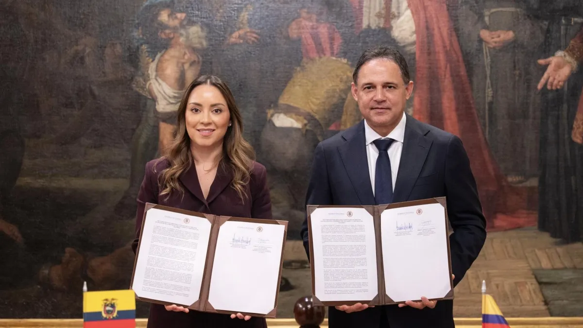 Colombia y Ecuador firman declaración parlamentaria contra el crimen y el narcotráfico en el XII Foro Parlamentario Iberoamericano