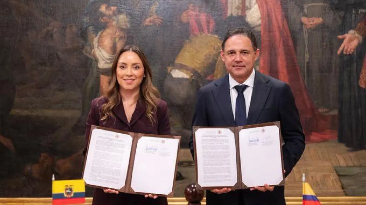 Colombia y Ecuador firman acuerdo legislativo en Madrid, España, para blindar la frontera y endurecer las leyes contra el narcotráfico