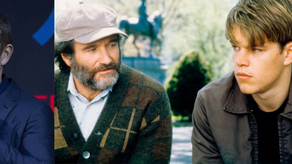 Matt Damon recuerda a Robin Williams y revela la propuesta para homenajearlo: 'La idea sería que, si te sientes solo, puedas sentarte a su lado'