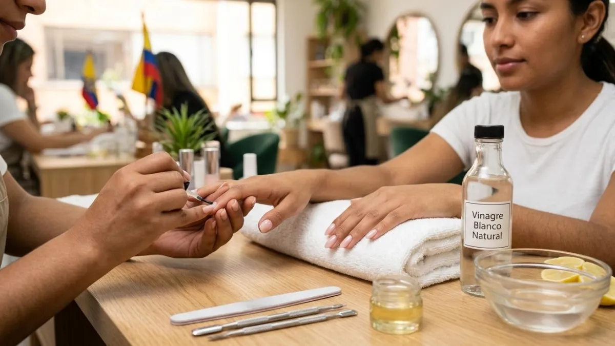 ¿Para qué sirve aplicar vinagre antes de pintarse las uñas y por qué lo recomiendan las manicuristas?