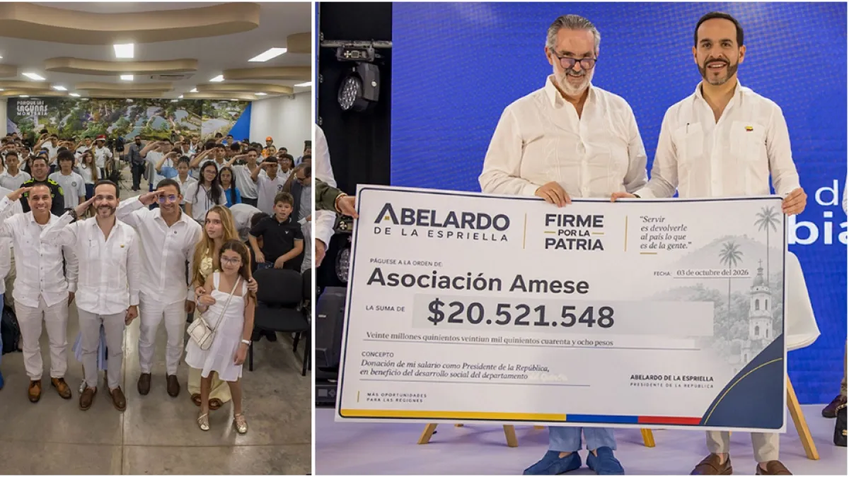 De La Espriella dona su sueldo para premiar a jóvenes de Montería y apoyar a pacientes con cáncer