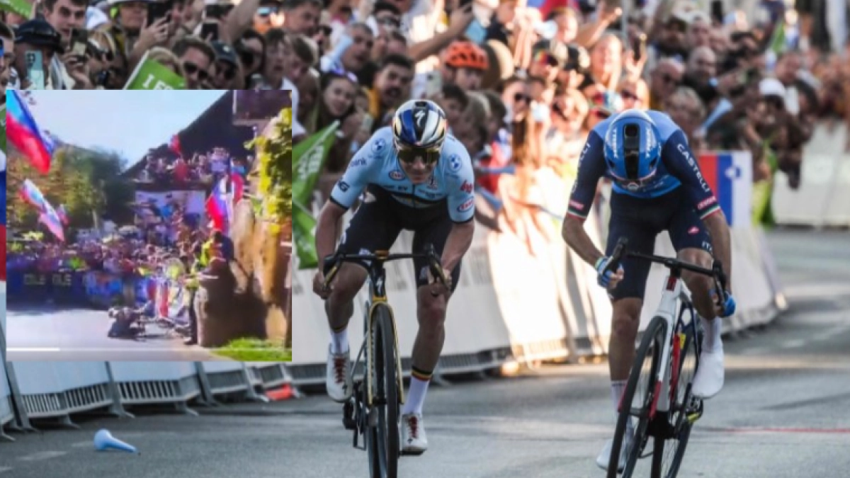 Video | Así fue la brutal caída de Remco Evenepoel en el Campeonato Europeo de Ciclismo, un oro sufrido