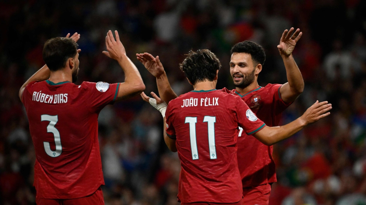 La selección de Portugal vuela sin Cristiano Ronaldo: venció a la Noruega de Erling Haaland y clasificó a los cuartos de la Liga de Naciones