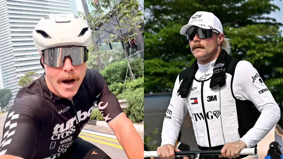 Valtteri Bottas logró una increíble hazaña: recorrió más de 400 kilómetros en bicicleta para llegar al GP de Singapur de Fórmula 1