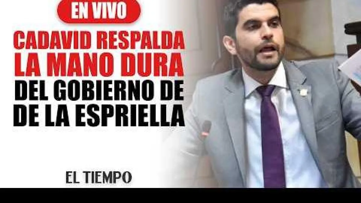 El senador Hernán Cadavid defiende el estatuto antiterrorista