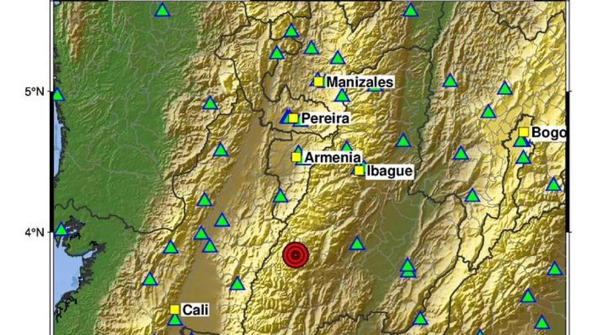 Temblor hoy en Colombia | Reportan nuevo sismo de magnitud 4,0 en Chaparral este jueves 8 de octubre: se sintió en Bogotá, Ibagué, Cali y más ciudades