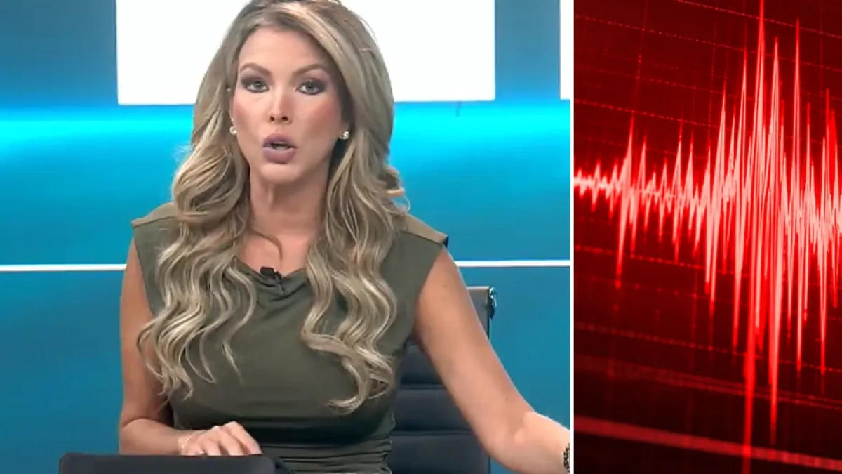 Video | Así fue el momento exacto en que un terremoto de magnitud 7,6 sorprendió a presentadores de noticias en vivo en Panamá: ‘Bastante fuerte’