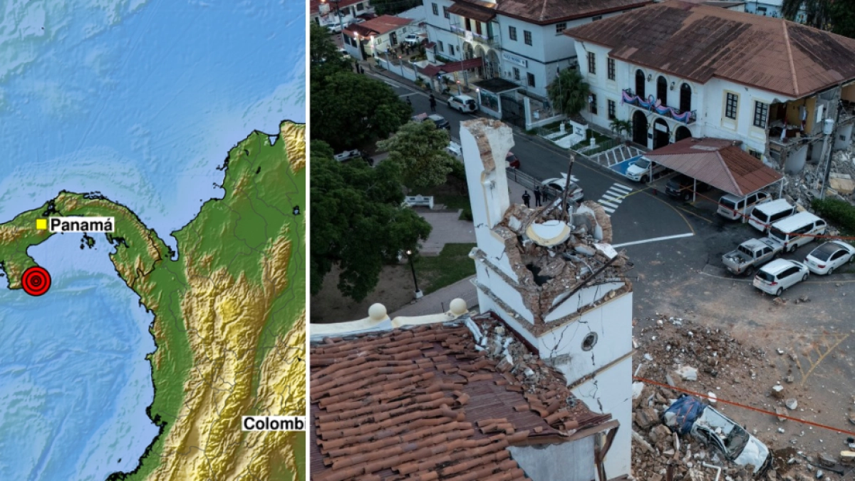 Nuevo temblor hoy | Reportan fuerte réplica de 6,1 de magnitud tras terremoto en Panamá la noche de este viernes 9 de octubre: epicentro y detalles