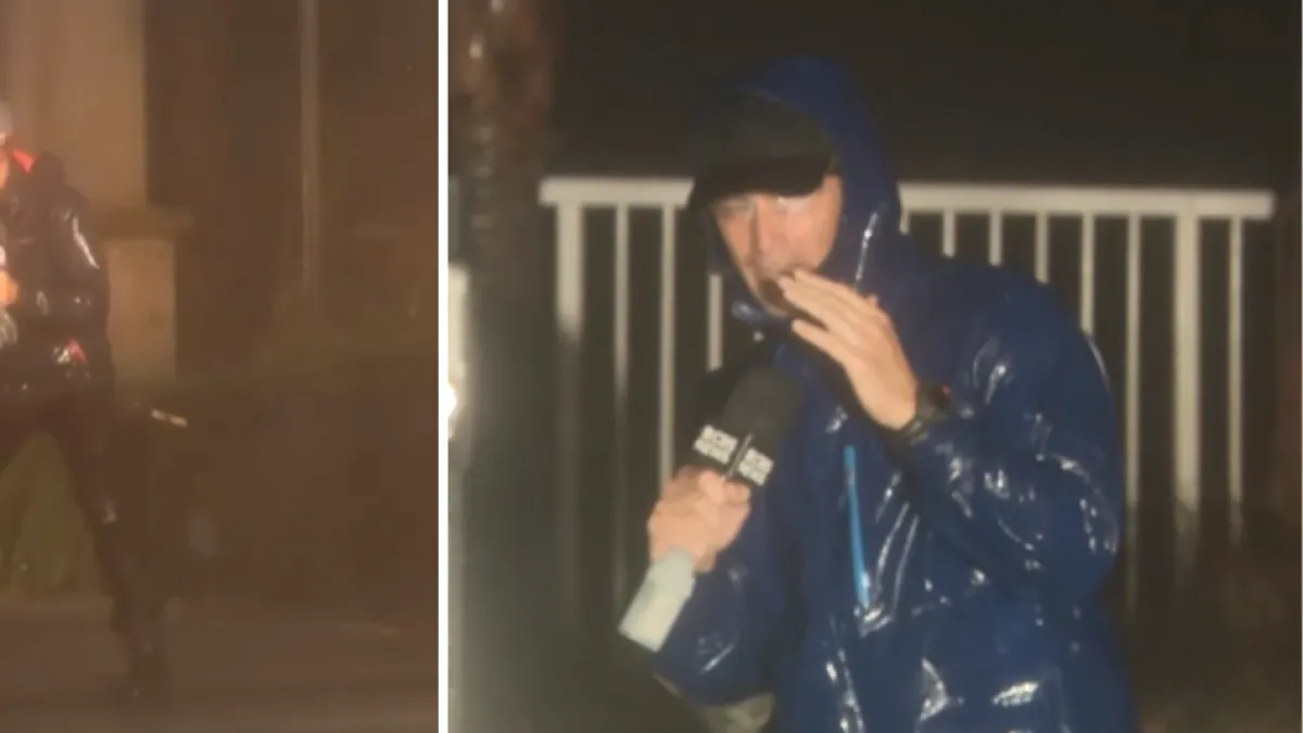 Videos del momento cuando ojo de huracán Isaías tocó tierra en Florida, EE. UU.: periodistas casi son arrastrados por vientos mientras estaban en vivo