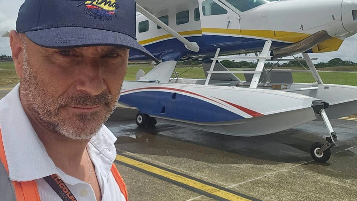 ‘Medellín es la primera base de hidroaviones en Colombia, la segunda será en Cartagena’: Rupert Stebbings, director de Alma Air
