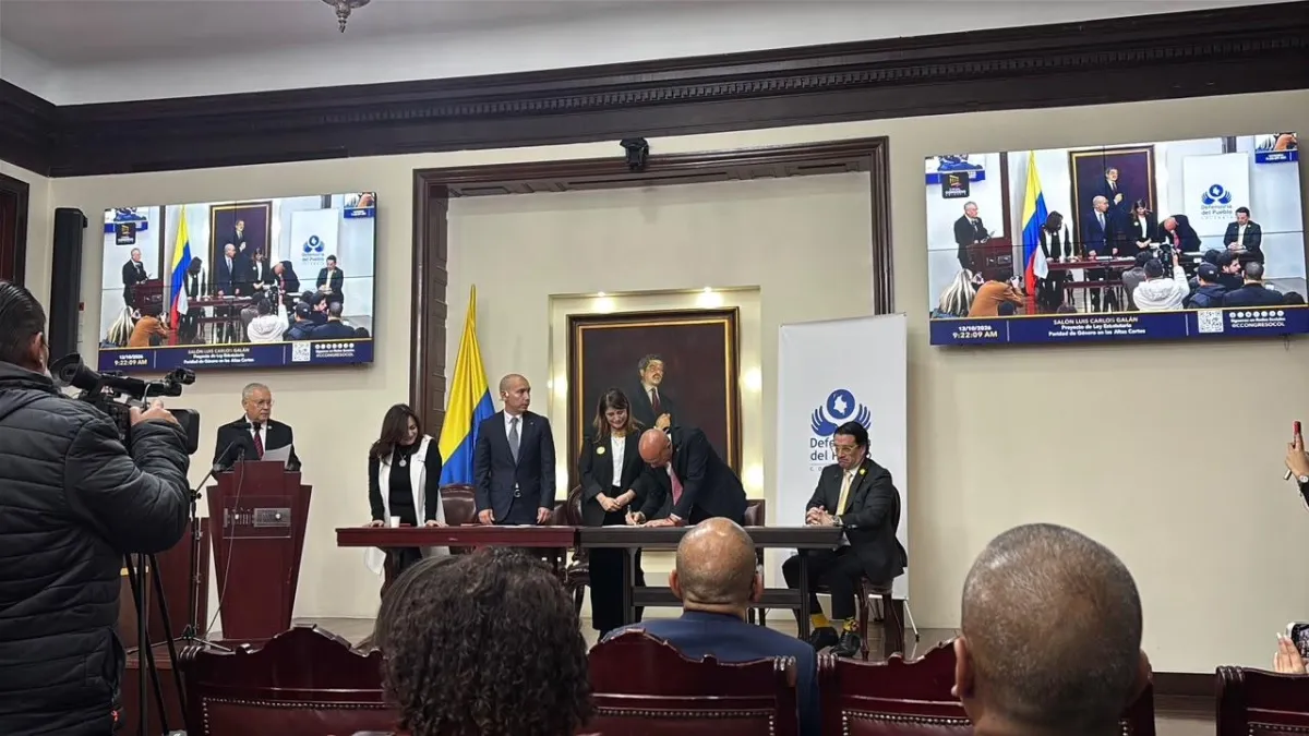 Defensoría del Pueblo radica proyecto de ley para garantizar la paridad de género en las Altas Cortes