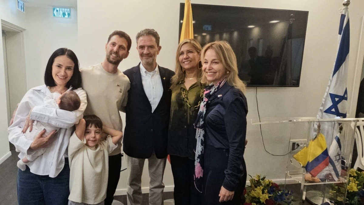 Colombia abre este miércoles su Embajada en Jerusalén: Omar Bula inició visita a Israel con víctimas del 7 de octubre