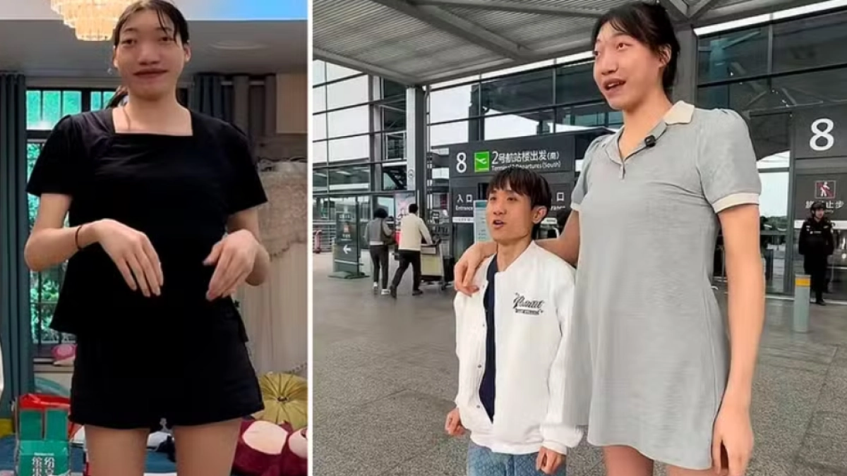 Muere a los 26 años una ‘influencer’ de 2,18 metros que se hizo famosa por la enorme diferencia de estatura con su marido
