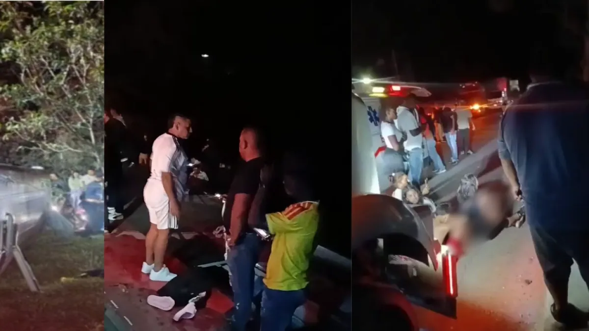 Reportan grave accidente en vía Panamericana que involucró bus que fue interceptado por hombres armados: hay varios muertos y más de 50 heridos