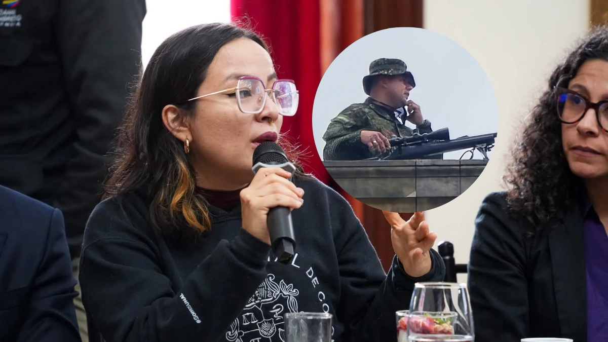 El desliz de Jennifer Pedraza al criticar la presencia de francotiradores en el Congreso durante las marchas: fue por solicitud del expresidente Petro