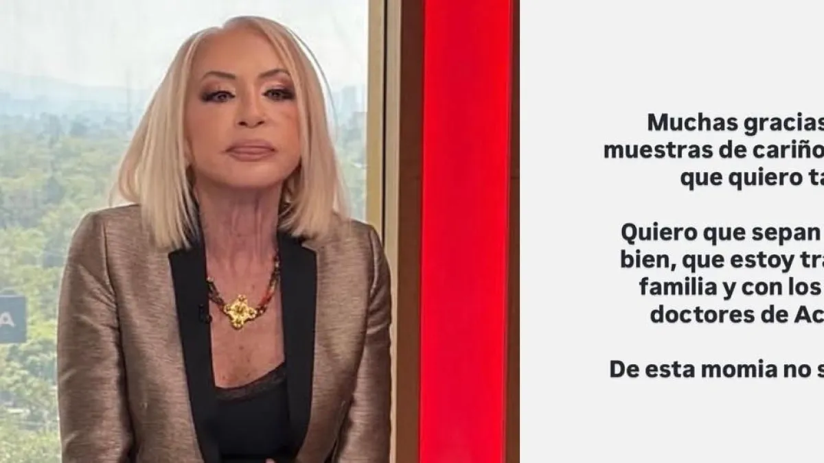 Laura Bozzo reapareció tras reporte de hospitalización de emergencia en Acapulco y tranquilizó a sus seguidores: ‘De esta momia no se libran’