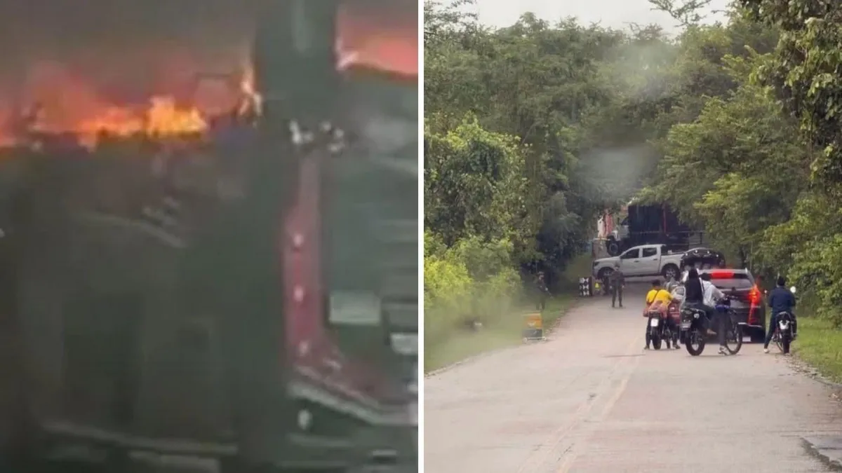 Empresa del bus incinerado denunció cobros de extorsiones y un secuestro por el Eln: 'Sabemos quiénes son los bandidos', dijo gobernador de Santander