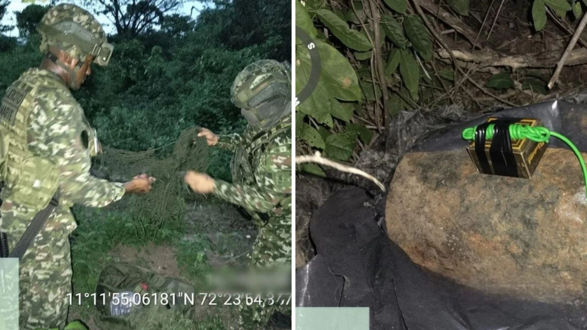 El Ejército frustra un atentado del Eln contra la vía férrea de El Cerrejón en La Guajira: desactivó un explosivo en una zona del municipio de Maicao