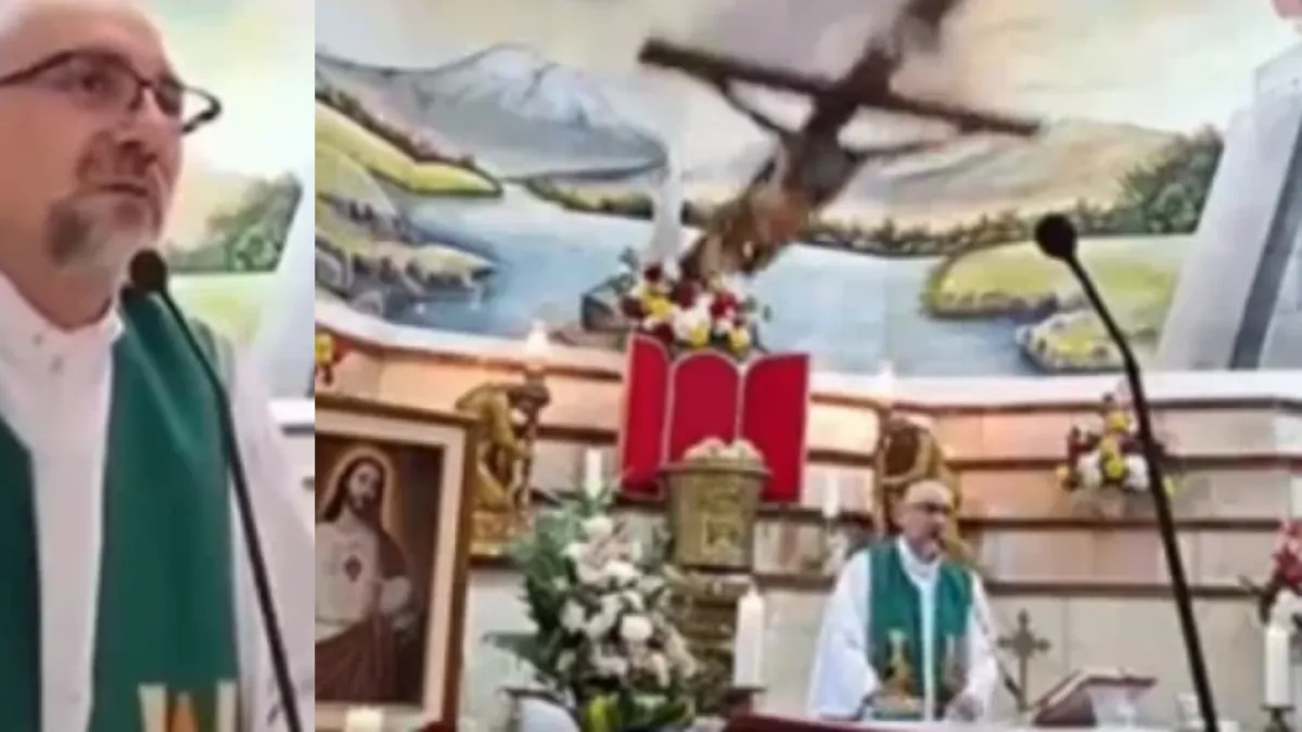 'Un día todos vamos a morir': las premonitorias últimas palabras del padre Patricio Sánchez antes de morir tras caerle una cruz encima en plena misa