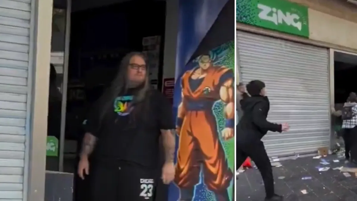 Hombre defiende su tienda de videojuegos durante las protestas en Francia y se vuelve viral: lo apodan ‘Goku’