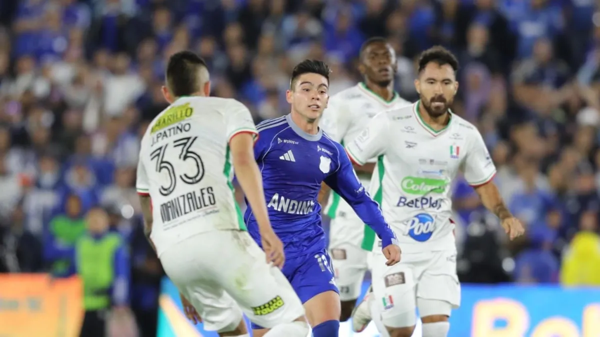 Millonarios volvió a regalar puntos al final: Once Caldas lo complicó y se le llevó un empate de El Campín