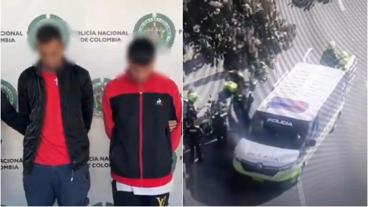 El rastreo de un celular robado permitió capturar a dos hombres señalados de cometer hurtos bajo la modalidad de rompevidrios en Bogotá