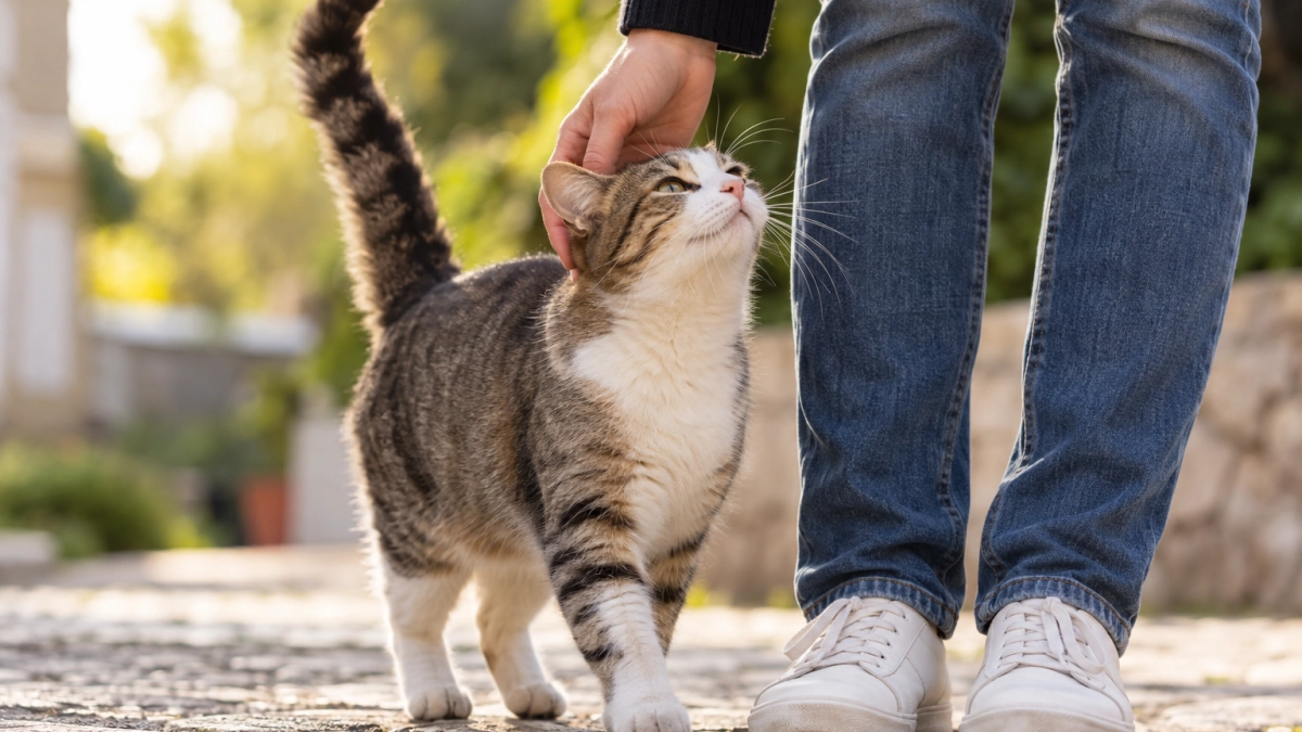 La razón por la que los gatos levantan la cola cuando ven a sus dueños y qué revela este comportamiento sobre sus emociones