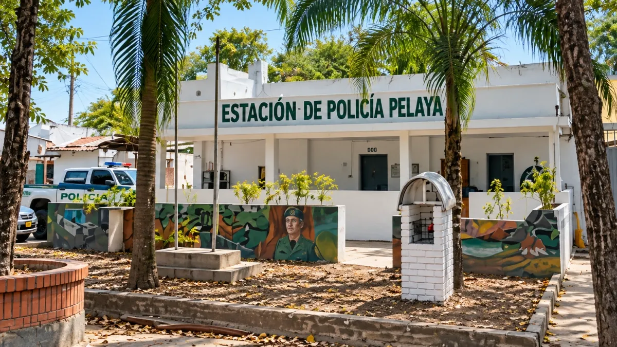 Ataque con drones en Pelaya: seis policías heridos