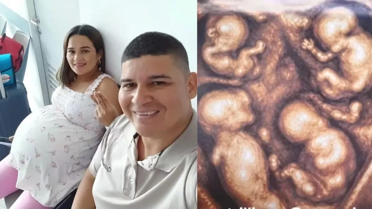 Habla el padre de los cuatrillizos genéticamente idénticos que nacieron en Medellín: reveló que ya tienen otros tres hijos y contó cómo vivió el parto