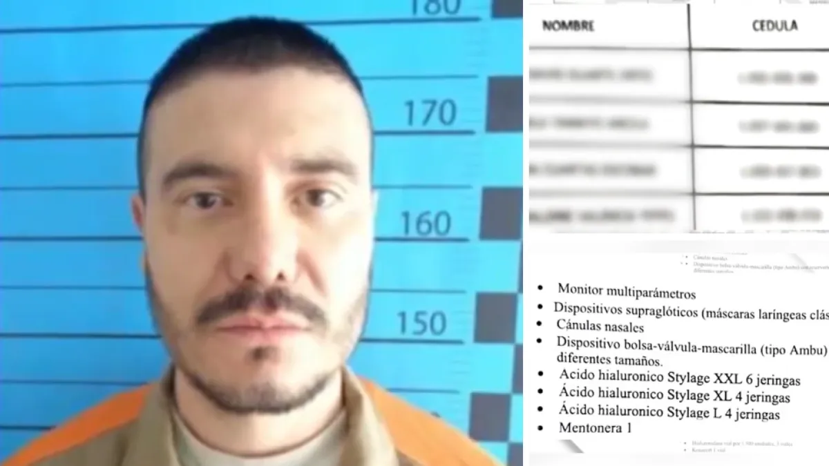 Denuncian ingreso de insumos médicos a la cárcel La Dorada para presuntos procedimientos estéticos de alias Pichi, el ‘Pablo Escobar de Bucaramanga’