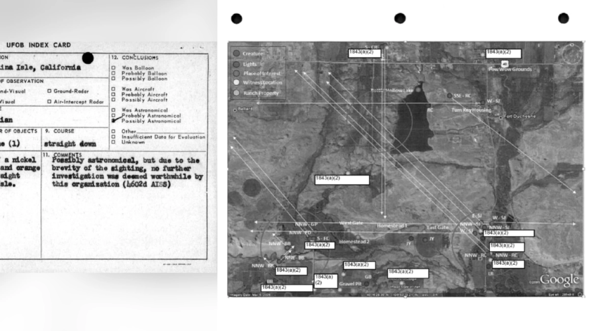 Estados Unidos desclasifica nuevos archivos sobre ovnis: reportan misteriosos triángulos negros cerca de instalaciones militares