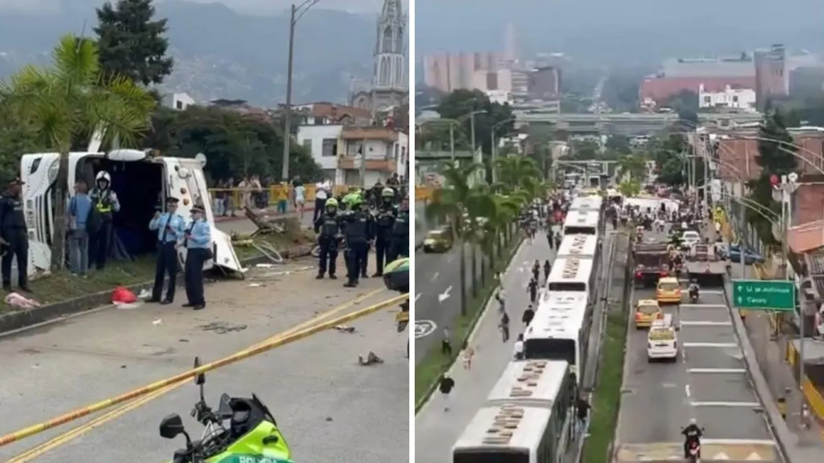 ¿Quién era la feligresa de Manrique que murió tras partir en un bus con 47 personas desde una parroquia, el cual terminó volcado en Medellín?