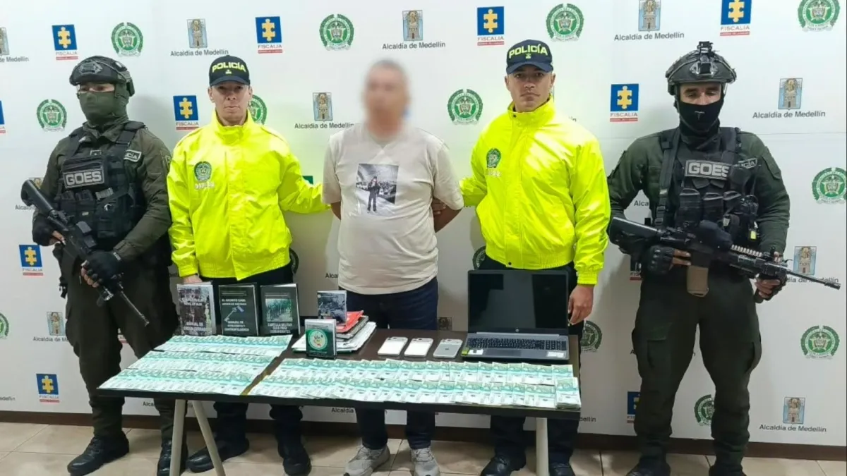 Cayó alias Cilindro, señalado de ser el ideólogo del ‘clan del Golfo’ en el occidente antioqueño