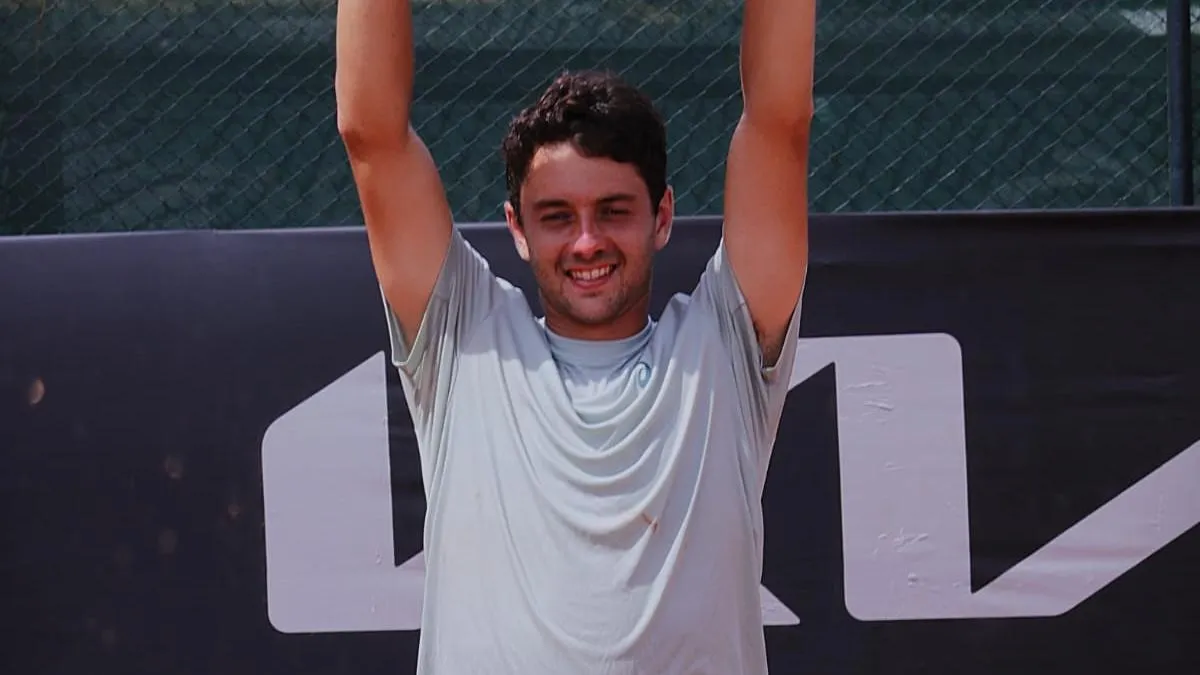 Matheus Pucinelli, campeón del torneo de tenis de Cali, que fue un éxito rotundo