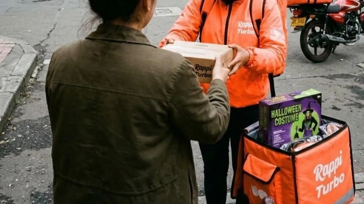 Halloween dispara las compras de última hora: pedidos de accesorios para disfraces crecieron 600 % en Rappi Turbo