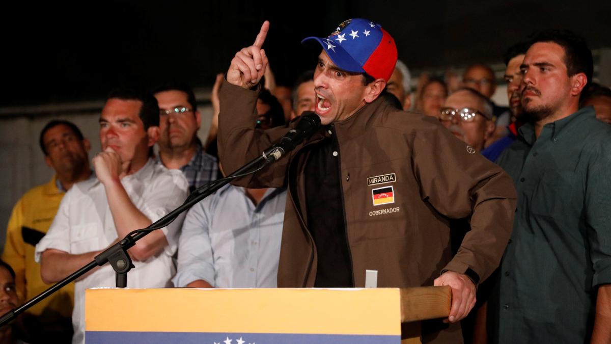 Protagonistas de la crisis en Venezuela