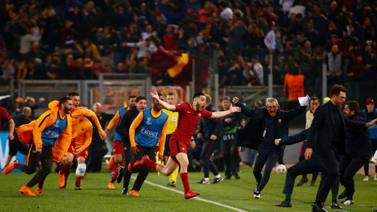 Roma logró la remontada y eliminó al Barcelona en la Liga de Campeones