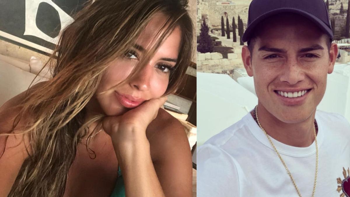 Fotos de James Rodríguez y Shannon de Lima juntos