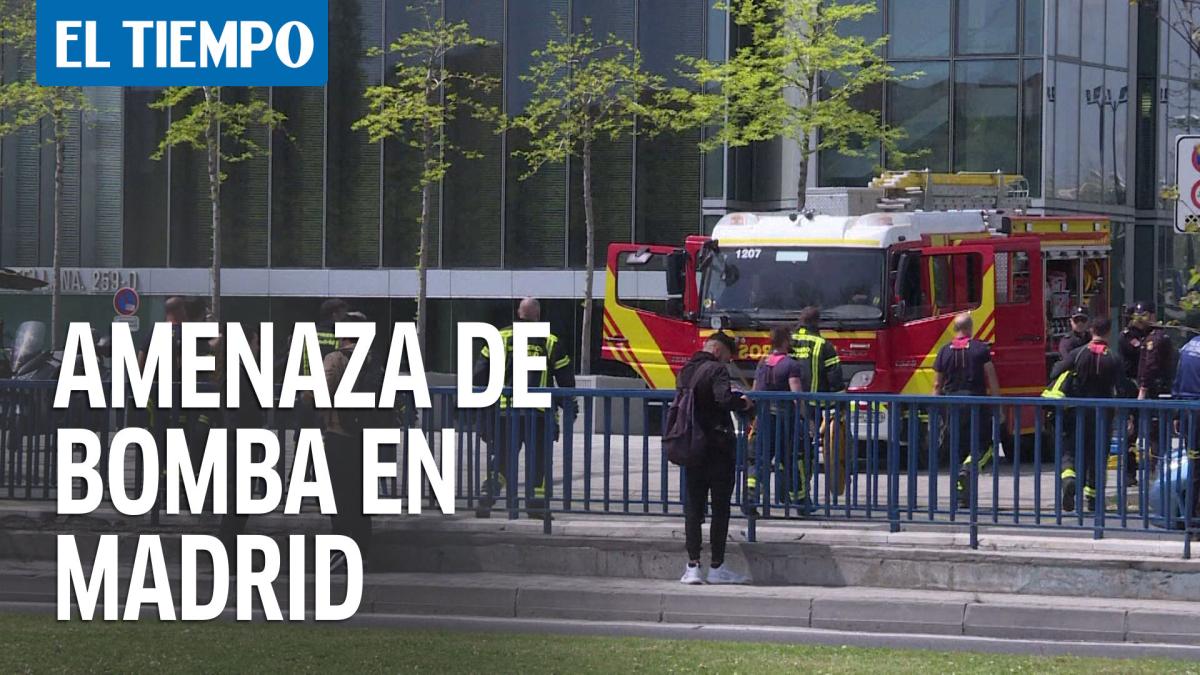 Evacúan edificio en Madrid por falsa amenaza de bomba