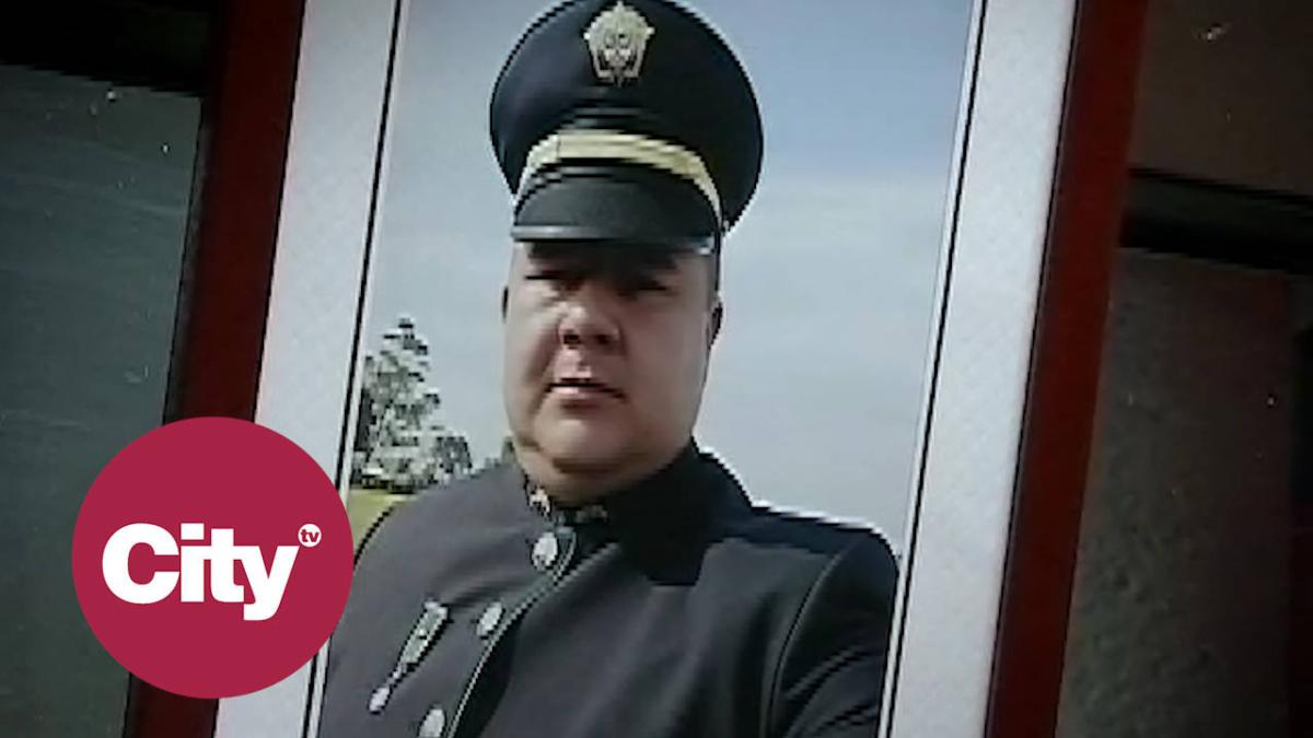 Homenaje a comandante del CAI asesinado en Bogotá