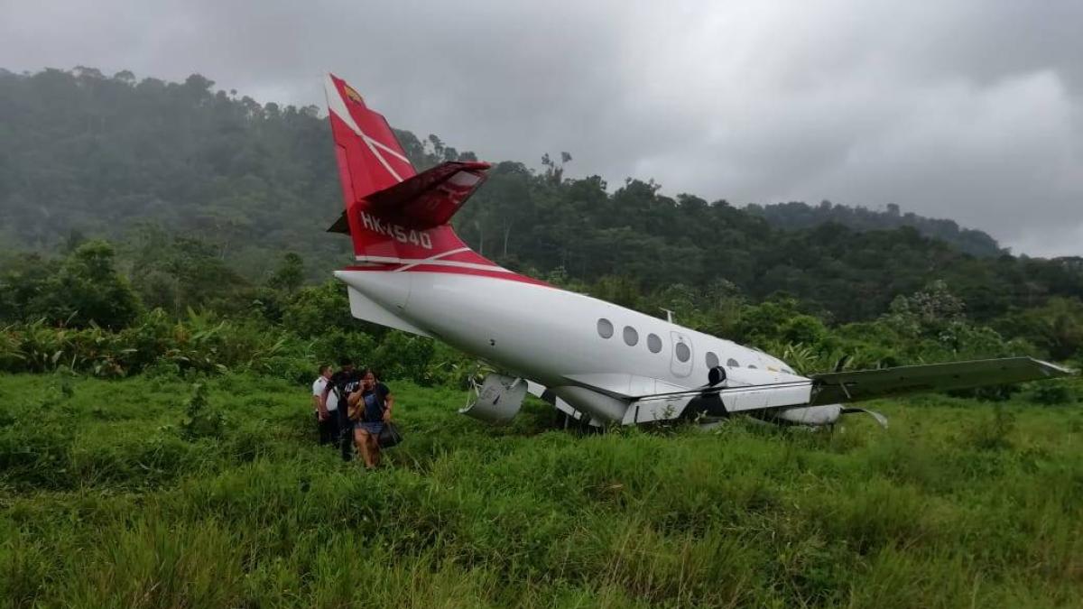 Avión se salió de la pista en Bahía Solano, Chocó