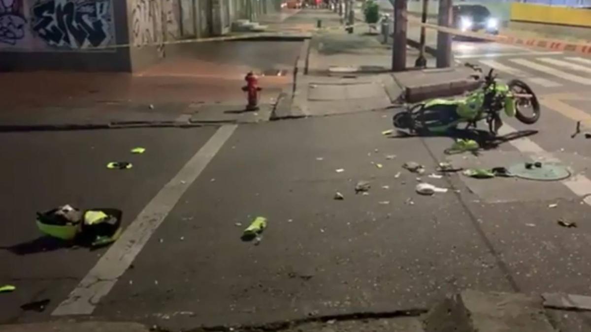 Muere policía en accidente de tránsito en la Caracas con calle 53
