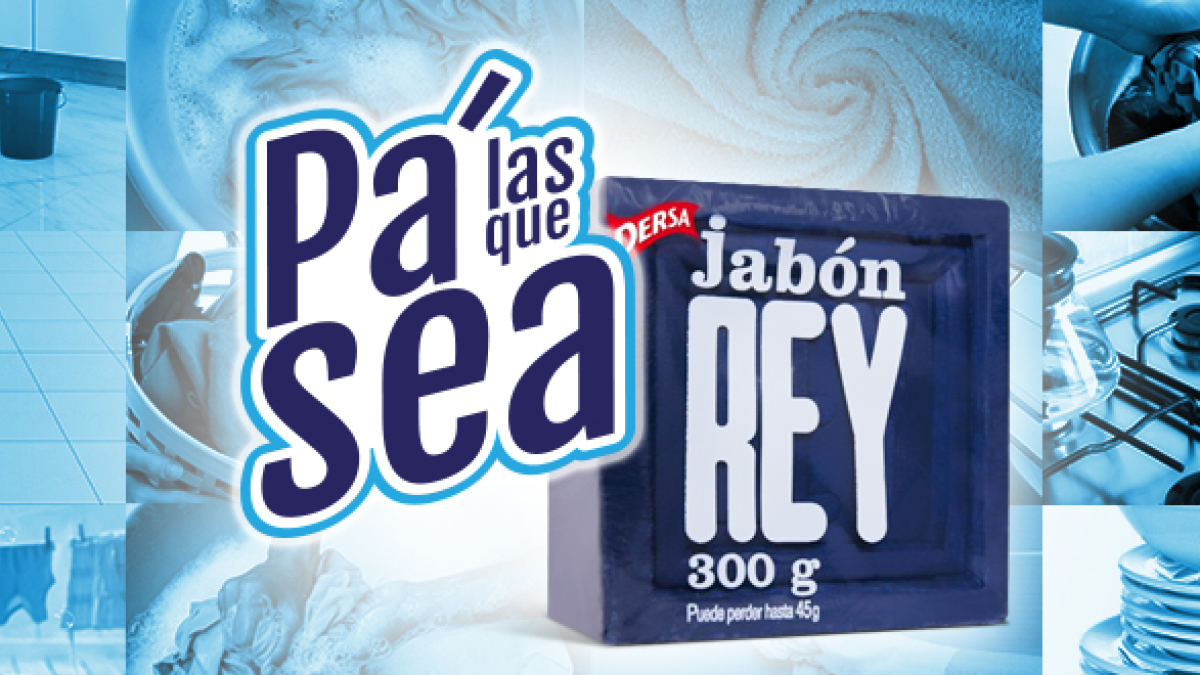 Jabón Rey - La barra azul colombiana
